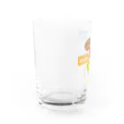 京都カラスマ大学のカラフルメッセージ Water Glass :left