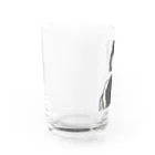 ぺろぺろっの黒猫ちゃん Water Glass :left