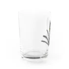 うさりんごの黒猫のクロア Water Glass :left