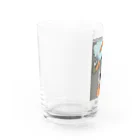 東京上空の#中吊り広告のお化け Water Glass :left