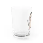 飴玉宝石箱のたぬき（中太鼓） Water Glass :left