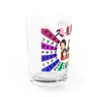 イケイケファミリーの祈武運長久　マルチカラー Water Glass :left