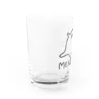 千月らじおのよるにっきのMENDAKO Water Glass :left