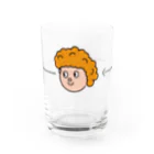 ぷくぷくとのルーシーのおおよそグラス。 Water Glass :left