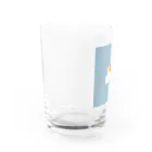 くろうさくん♓あログのめだまやきの のしかかり Water Glass :left