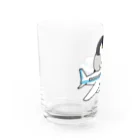 DECORの心くばりペンギン　飛行機ver. Water Glass :left