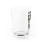 五月晴れのパンジー Water Glass :left