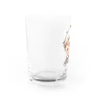 しろいのショップのスマイルレイン（人間ver.） Water Glass :left