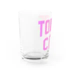 JIMOTOE Wear Local Japanの取手市 TORIDE CITY Water Glass :left