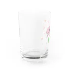 そぼろのぱおみん春コーデ　桜餅 Water Glass :left