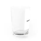 ただのもじのなにもしたくない Water Glass :left