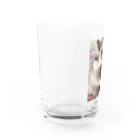 ショコランシーの食いしん坊ハム Water Glass :left