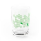 uzi_macchoの麻の葉-木葉 Water Glass :left