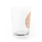 峰あこるのうさわんにゃん青海波 Water Glass :left