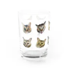 ヒカリタケウチのひげのながいねこ Water Glass :left