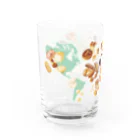 naomimoanのおみせのパンの世界地図 Water Glass :left