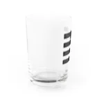 百喜利公式の百喜利グラス　black Water Glass :left