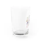 きたはりゃおえかき。。SUZURI店のおねがい！もふもふ七福神さま〜♪ Water Glass :left