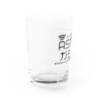 推し活・推し事ショップMIYAのASMRガチ勢（黒文字） Water Glass :left