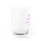 LUNARHOLIC STOREの<BASARACRACY>人外の人外による人外のための政治（カタカナ・ピンク） Water Glass :left