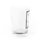 LUNARHOLIC STOREの偽諺～壱～「ラヴイズグラインド」(黒縁) Water Glass :left