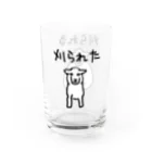 ひつじや ののの【表裏プリント】ひつじの毛刈り Water Glass :left