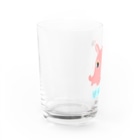 LalaHangeulの「僕はメンダコ」ハングルデザイン Water Glass :left