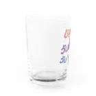 あにゃんころのいい１日でありますように Water Glass :left