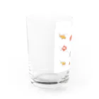 とほんSUZURI出張所の金魚10匹 Water Glass :left