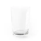 TOAのビールのグッズのBEER 飾り文字グラス（白） Water Glass :left