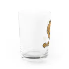 やべーべや公式SUZURIグッズのやべーべやとしゃっけ Water Glass :left