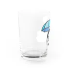 DECORの心くばりペンギン　雨の日ver. Water Glass :left