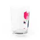 』Always Keep Sunshine in your heart🌻のKantarou the Sheltie Water Glass :left