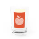 工房 クレーンの【こぎんリンゴ】シンプルなりんご Ι 赤黄 Water Glass :left