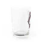 ☆pumpking cat☆のドットほっかむり_usugi Water Glass :left