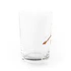 あべなつきの絵本クッズ店へようこそのドヤ顔なヨウム Water Glass :left