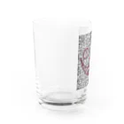 ☆pumpking cat☆の迷路の国のチェシャ猫 Water Glass :left