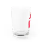 いぜむの赤べこinイチゴジャム Water Glass :left