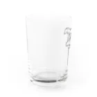 イノカ・ワイガワの重力に負けるモモ　飼い主の絵 Water Glass :left