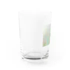 しまりす工房の曖昧と明瞭の間に「ミーコの世界探索」 Water Glass :left