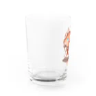 ノアオオカミのオオカミのウルフル Water Glass :left