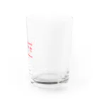 ワンポイントロゴ好きのHMYCワンポイントロゴ Water Glass :right