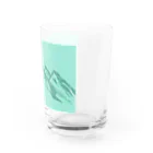 のんきな雑貨屋さんの【Mountain】 Water Glass :right