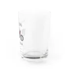 82motorcyclageのカワサキ　ザッパー　バイク Water Glass :right