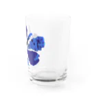 un.title.の5th. flower blue Water Glass :right