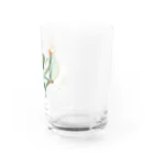 Oubiのずっと監視中　エボシカメレオン　オクラ Water Glass :right