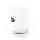 もこもこイエティのもこもこイエティロゴ Water Glass :right