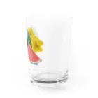 cheat omeletteのスイカの花 Water Glass :right