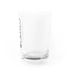 樹カズ・Hime.art SHOPのひらがなロゴ・ブラック Water Glass :right