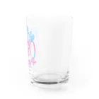 弟子某甲(でしむこ)のネオンびしゃもんさん&とらちゃん(淡色ベース用) Water Glass :right